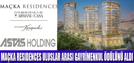 MAÇKA RESIDENCES AVRUPANIN EN İYİSİ