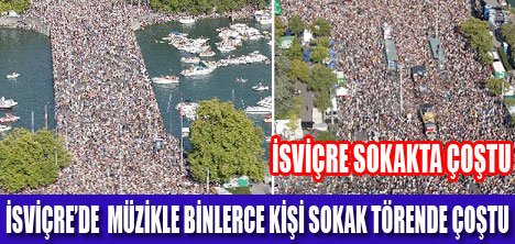 SOKAK PARTİSİNDE  MÜZİKLE ÇOŞTULAR