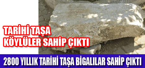 TARİHİ TAŞA VATANDAŞ KORUMASI