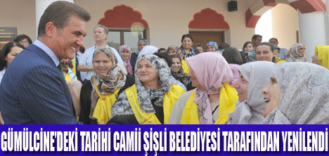 TARİHİ CAMİYİ SARIGÜL YENİLEDİ