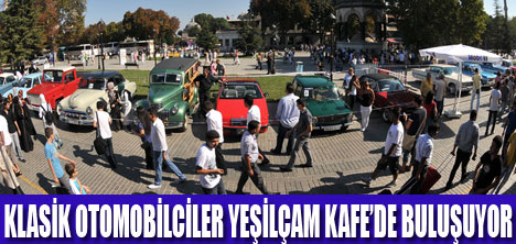 KLASİK OTOMOBİLLER YEŞİLÇAMDA