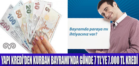 YKBDEN KURBAN  BAYRAMI KREDİSİ