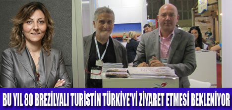 TÜRKİYE'YE 80 BİN BREZİLYALI TURİST