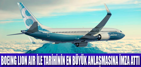 BOEING'E 380 ADET 737 SİPARİŞİ VERDİ