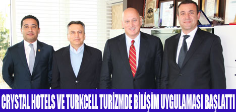 CRYSTAL HOTELS İLE TURKCELL  EL ŞIKIŞTI