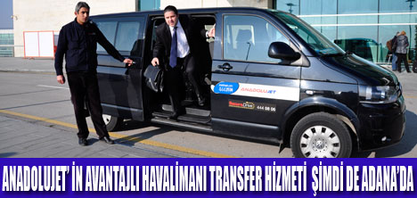 ANADOLUJET İN TRANSFER HİZMETİ