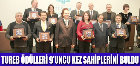 TUREB ÖDÜLLERİ VERİLDİ