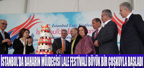 7. İSTANBUL LALE FESTİVALİ BAŞLADI