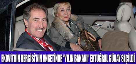 EKOVİTRİN DERGİSİ  YILIN BAKANI SEÇTİ