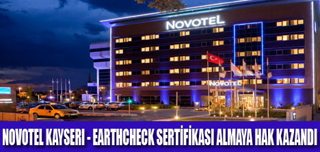 NOVOTEL  EARTHCHECK SERTİFİKASI ALDI