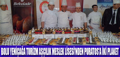 GENÇ AŞÇILARDAN PURATOSA İKİ PLAKET