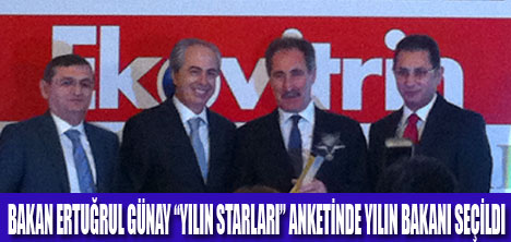 ERTUĞRUL GÜNAY" YILIN BAKANI