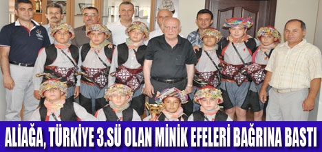 BAŞKAN OĞUZ'DAN  MİNİK EFELERE ÖDÜL