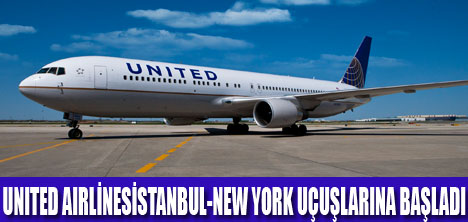 UNITED AIRLİNES SEFERLERİNE BAŞLADI