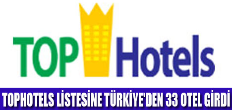 TOPHOTELS 100 LİSTESİ AÇIKLANDI