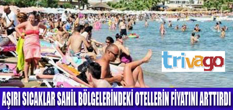 TRİVAGO,OTELLERİN FİYATLARI %13 ARTTI