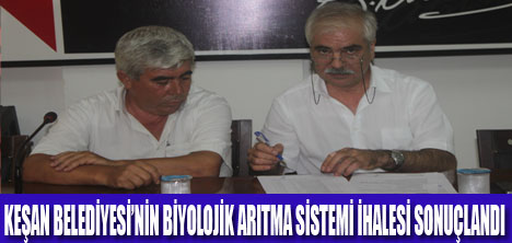 KEŞAN’A BİYOLOJİK ARITMA SİSTEMİ