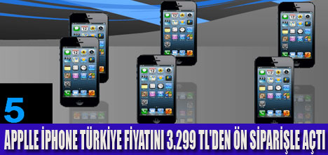 APPLLE İPHONE 5 TÜRKİYE'DE