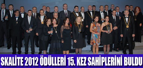 SKALİTE 2012 ÖDÜLLERİ VERİLDİ