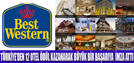 ÖDÜL ALAN BEST WESTERN OTELLERİ