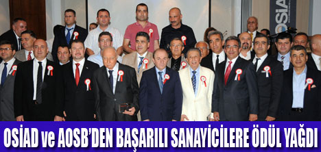 AOSB 2012 EN’LERİNE ÖDÜLLERİNİ VERDİ