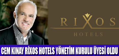 CEM KINAY RİXOS HOTEL’DE