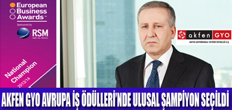 AKFEN GYO ULUSAL ŞAMPİYON SEÇİLDİ