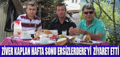 ERSİZLERDERE'DE "HUZUR" BULUYORUM