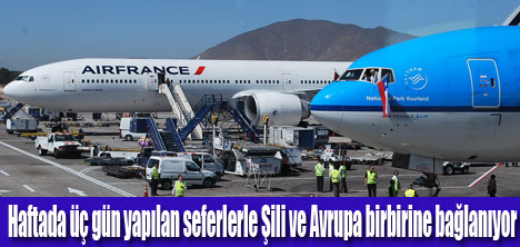 KLM’NİN SANTİAGO UÇUŞLARI BAŞLADI