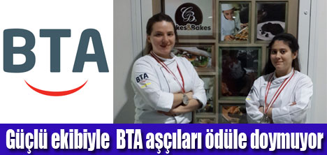 BTA aşçıları madalyalarla döndü