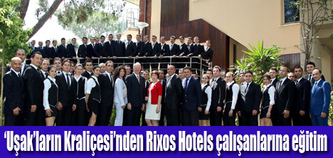 Rixos Hotels çalışanlarına özel bir eğitim