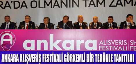 Ankara Alışveriş Festivali tanıtıldı