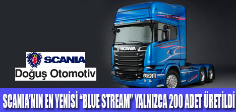 Scania, Yeni V8 "Blue Stream"piyasada