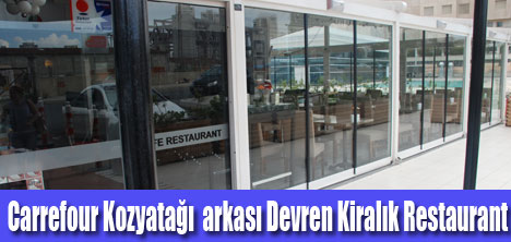 Ataşehir’de Devren Kiralık Restaurant