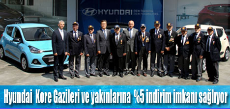 HYUNDAI ASSAN KORE GAZİLERİNİ UNUTMADI