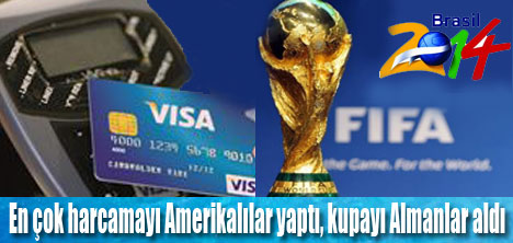 Visa ile en fazla Amerikalılar harcadı