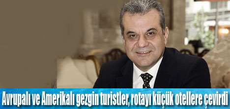 Turistler, rotayı küçük otellere çevirdi