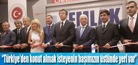 Bakan Nihat Zeybekci, CNR Emlak 2014’ü açtı