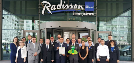 RadissonBlu Hotel Kayseri’ye, “Yeşil Yıldız”