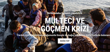 Google bağış kampanyası başlattı