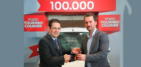 100.000’inci Tourneo Courier teslim edildi