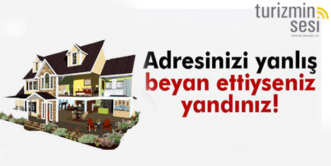 Yanlış Adres Bildirimine Para Cezası