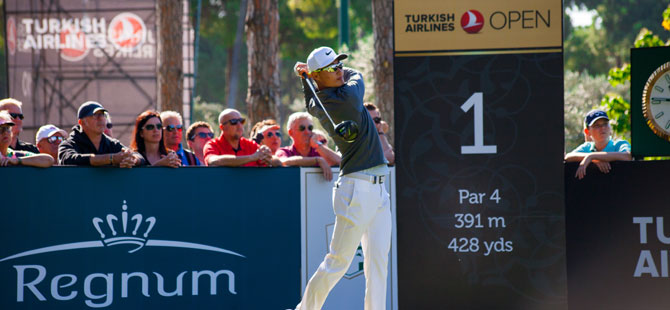 Turkish Airlines Open Golf Turnuvası, Regnum Carya’da başladı