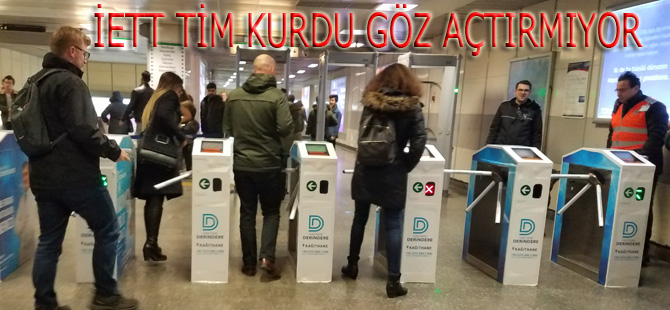 Kendine ait olmayan İstanbulkart kullananlar İETT Timi tarafından yakalandı