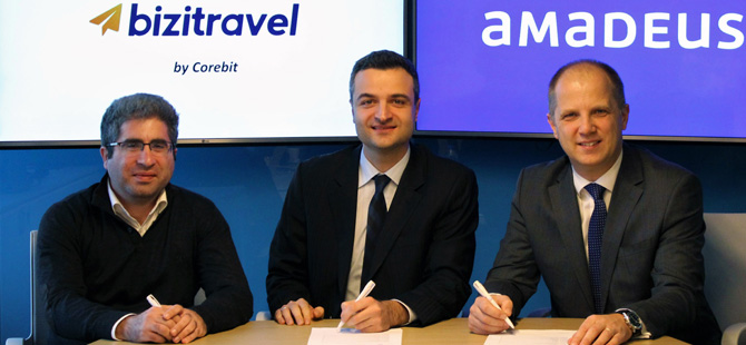 Amadeus Türkiye ve Corebit, yeni teknoloji çözümü ‘bizitravel’ için işbirliğine imza attı