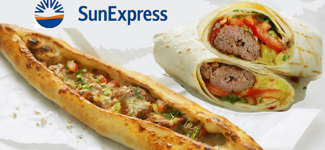 SunExpress, Urfa kebap, pide, dondurma ve Türk kahvesini gökyüzünde servis ediyor