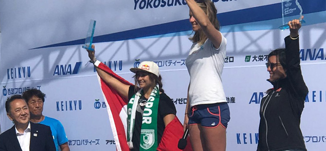 Rüzgar Sörfü Sporcumuz Lena Erdil, Japonya’da 2. Oldu