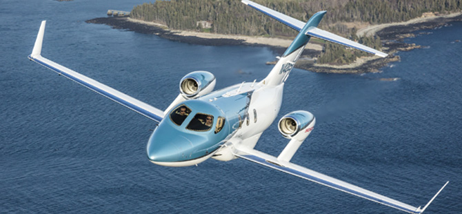 HondaJet Elite yeni motor tasarımıyla uçuş menzilini 400 km artırdı