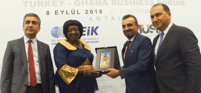 Turan Koçyiğit, Türkiye-Gana ticaret hacmini 1 milyara çıkarmak istediklerini söyledi 