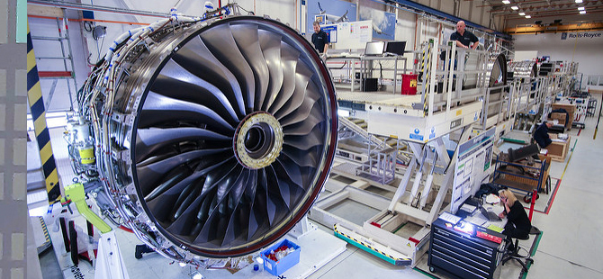 Rolls-Royce Trent XWB Motorları 1,5 Milyar milden fazla yol kat etti 